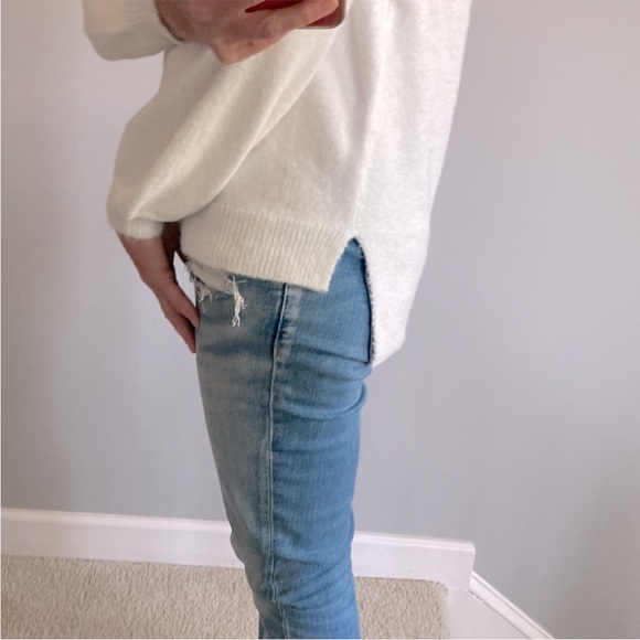 White Long Sleeve Sweater - Picture 7 of 9